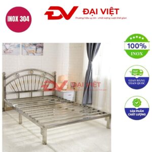 Giường inox 1m2x1m9