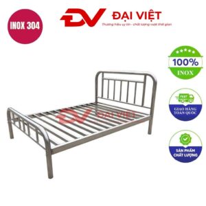 Giường inox 1m2x2m