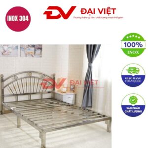 Giường inox 1m5x1m9