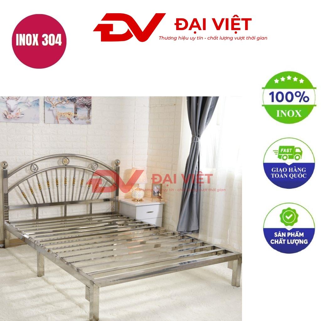 Giường inox 1m5x1m9