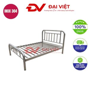 Giường inox 1m6x2m