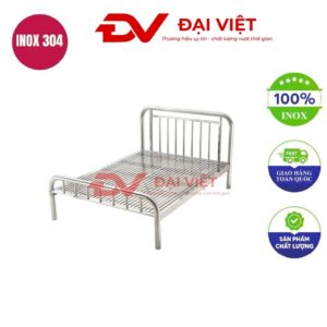 Giường inox 1m8x2m