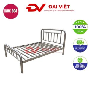 Giường inox 1mx2m