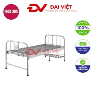 Giường inox cho bệnh nhân 2000x1500x530mm