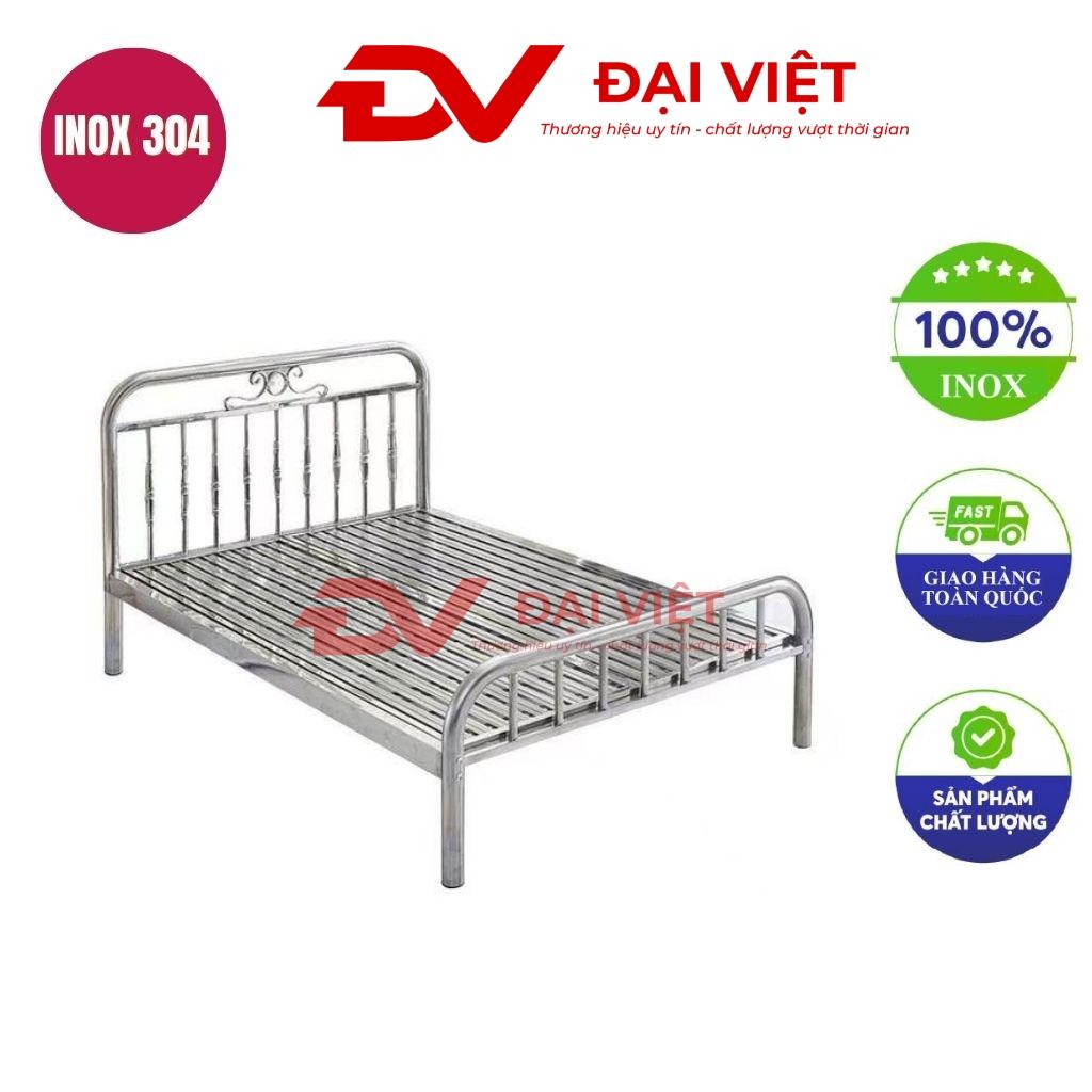 Giường inox đôi