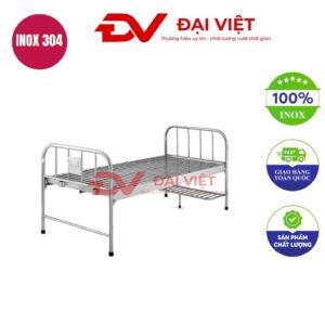 Giường inox y tế 2060x900x530mm