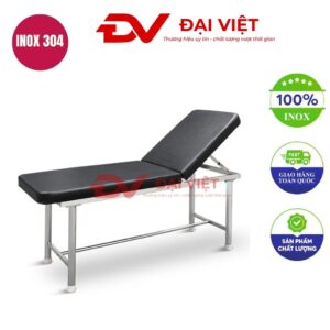 Giường khám bệnh inox 1900x600x600mm