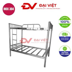 Giường tầng inox 1mx1.93m