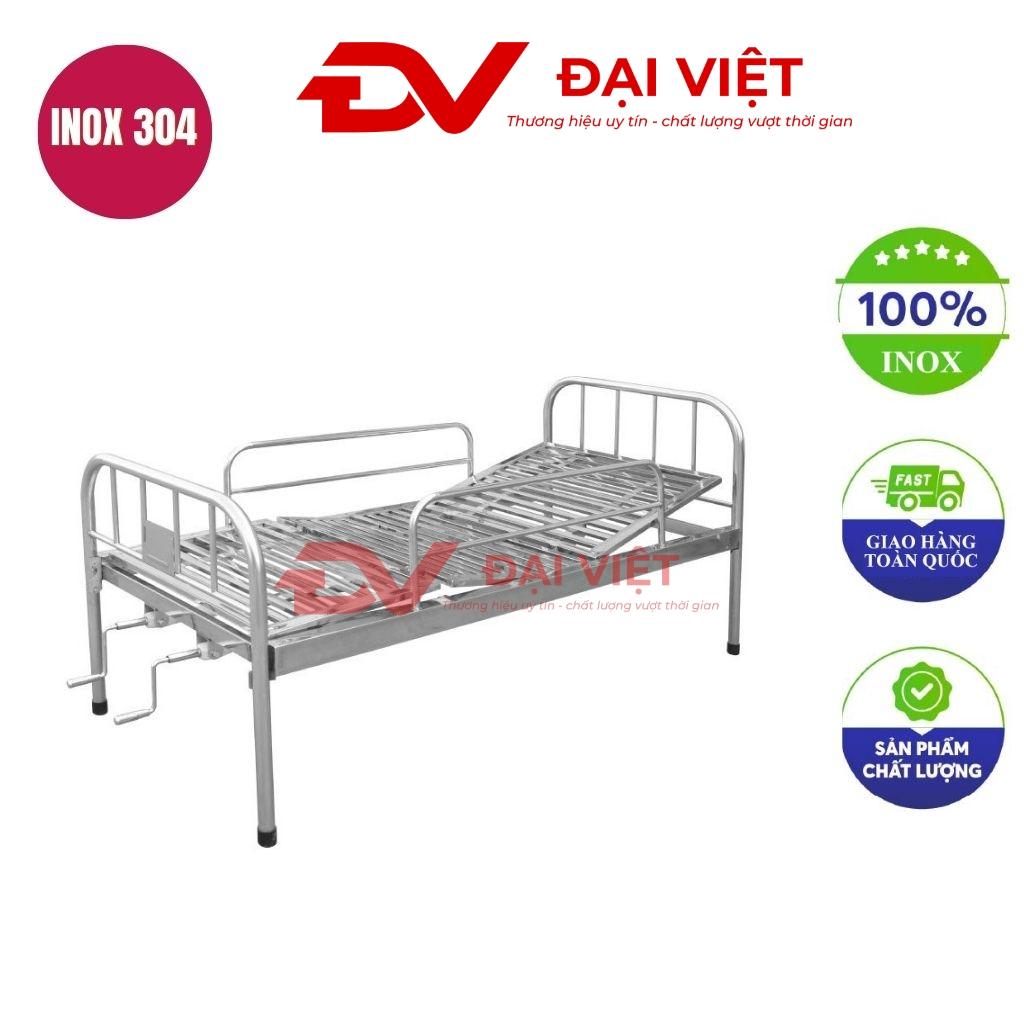 Giường y tế đa năng inox 2200x1000x300mm