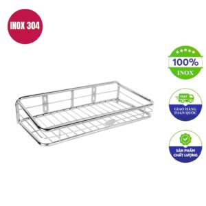 kệ chén inox 304 1 tầng