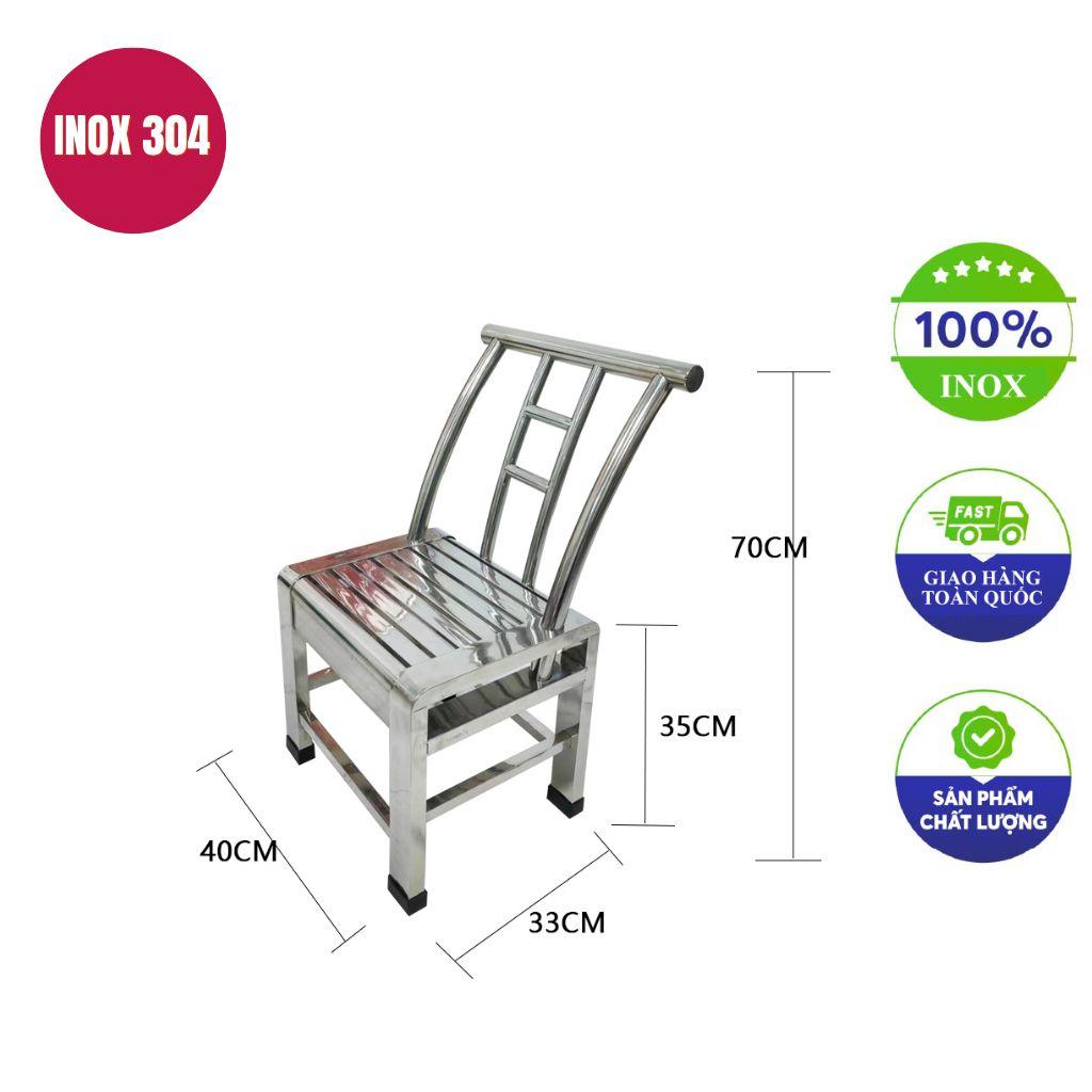 Khung ống tròn phi 32 inox 201 gia công hàn TIG tạo độ chịu lực vững chắc cho ghế GC02