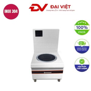 Bếp hầm đơn điện từ 12kw mặt kính tròn