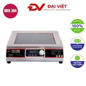 Bếp từ công nghiệp đơn 5000w mặt phẳng