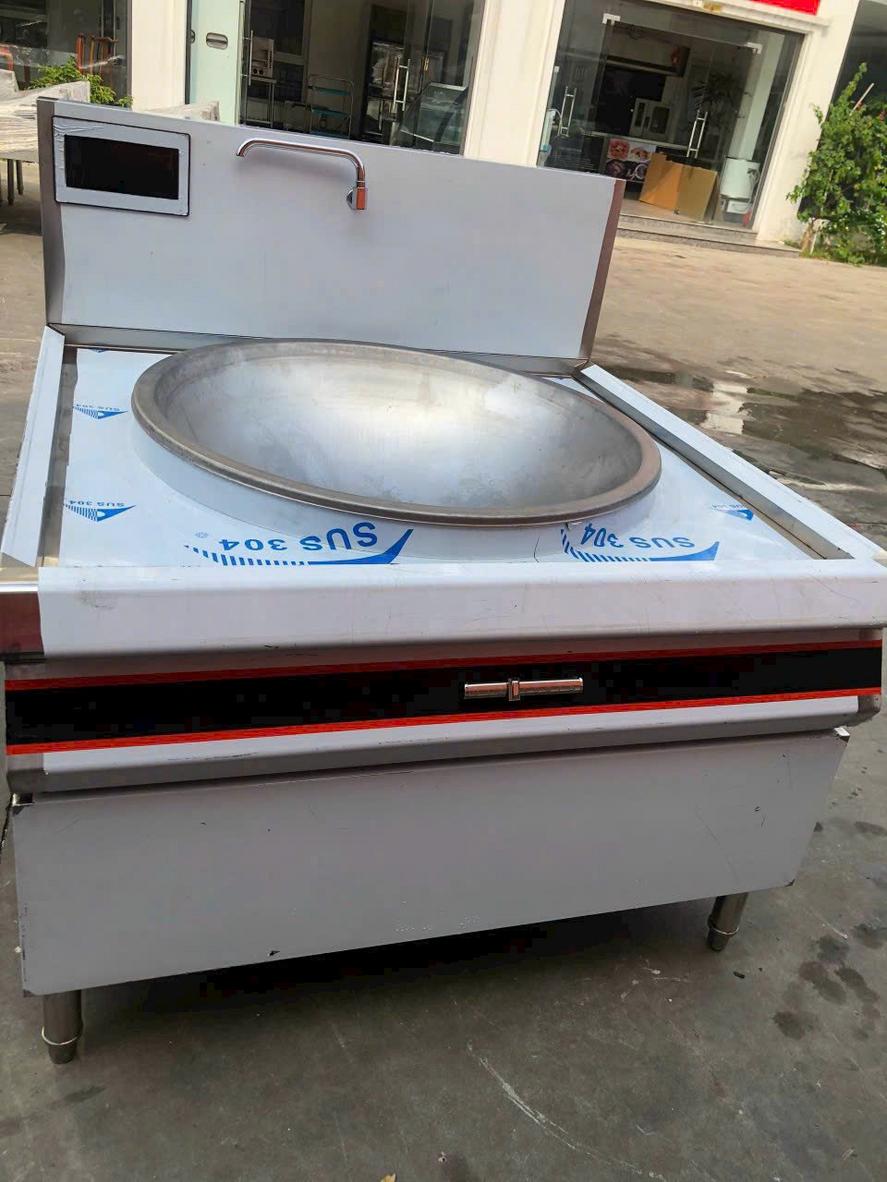 Chi tiết kết cấu thân vỏ Inox và lòng chảo xào trực tiếp phi 1000mm mã CKDV-3689