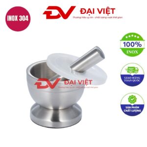 bộ cối chày inox 10x6.2cm