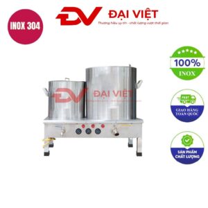 Bộ nồi nấu phở mâm nhiệt 60L - 80L điện liền