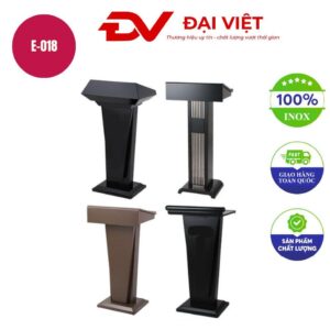 Bục phát biểu kiểu thép phun sơn E018 610x360x1170mm