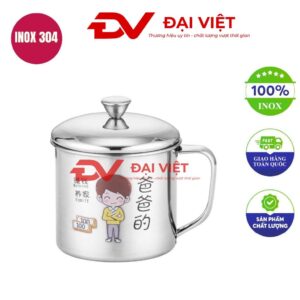 ca inox không nắp 8.5x8cm