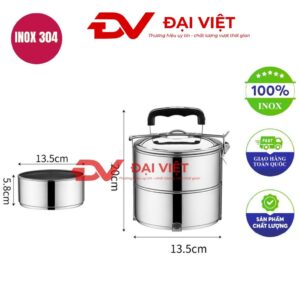 camen inox 2 ngăn