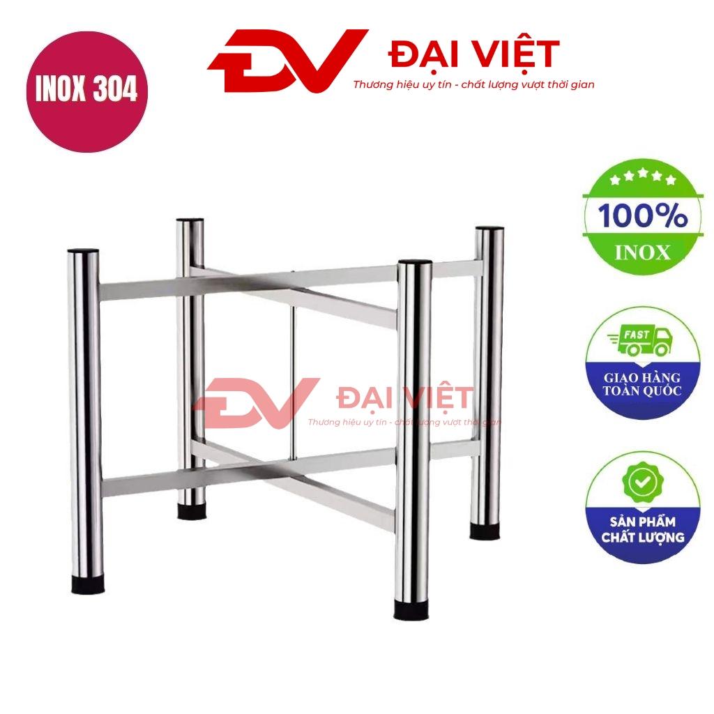 chân bàn inox chữ nhật xếp gọn