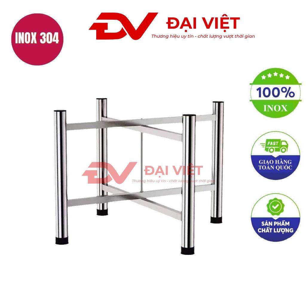 chân bàn inox chữ x xếp gọn 110x75cm