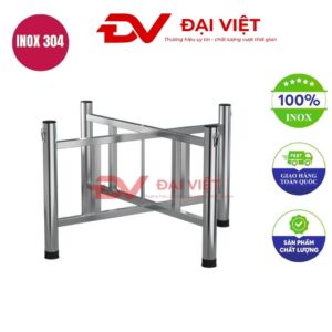 chân bàn inox chữ x xếp gọn 136x75cm