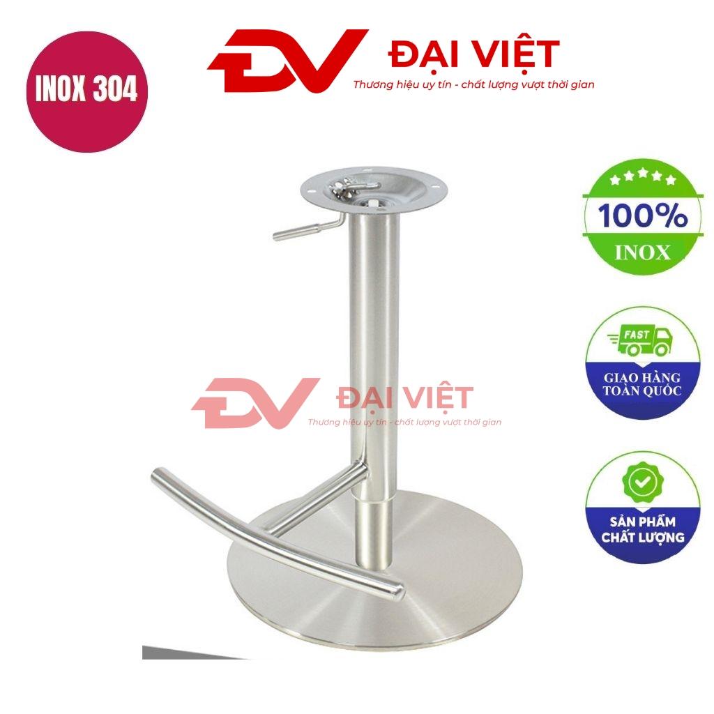chân bàn inox tròn 400x700mm