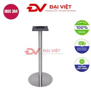 chân bàn inox vuông 300x300x720mm