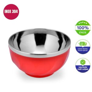 chén inox 2 lớp
