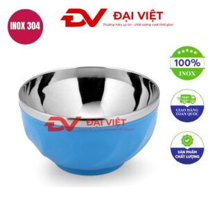chén inox 304 2 lớp 13x7cm