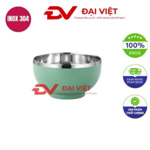 chén inox cách nhiệt 11.5x6.5cm