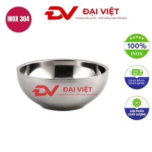 chén inox cách nhiệt 12.5x5.5cm