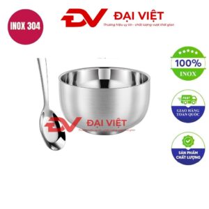 chén inox cách nhiệt 12x6.3cm