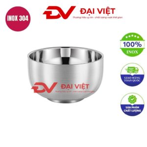 chén inox cách nhiệt 13x6.5cm