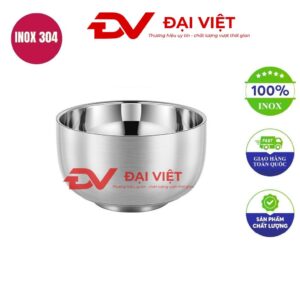 chén inox cách nhiệt 13x7cm