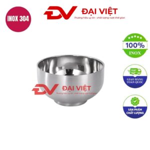 chén inox cách nhiệt 14x7.8cm