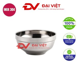 chén inox cách nhiệt 14x7cm