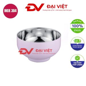 chén inox cách nhiệt 14x8cm