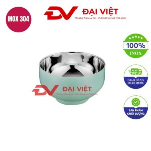 chén inox cách nhiệt 15.5x6.5cm