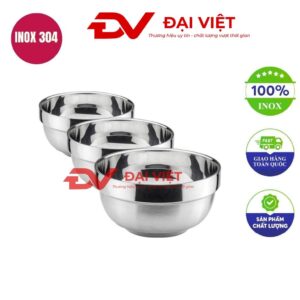 chén inox cách nhiệt 2 lớp 12x6.2cm