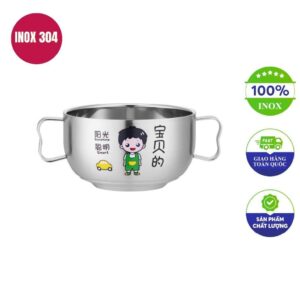 Chén inox có quai cầm