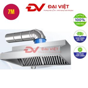 Chụp hút khói bếp công nghiệp 7m