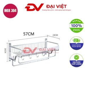 giá để đồ nhà tắm 57x23x16cm