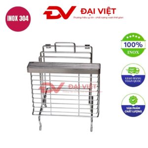 kệ dao thớt inox đôi