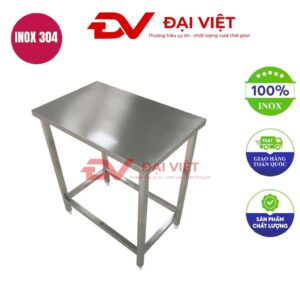 Bàn bếp inox 100x60x80cm