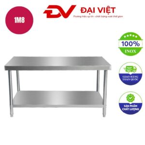 Bàn chặt inox công nghiệp 1m8