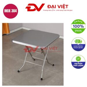 bàn inox vuông 70x70x72cm