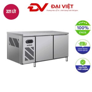 Bàn nửa đông nửa mát 2 cánh inox Berjaya BS 2DCF5/Z dài 1.5m