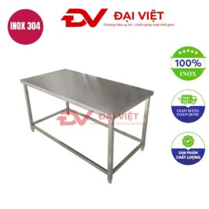 Bàn sơ chế inox 120x60x80cm