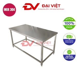 Bàn sơ chế inox 150x70x83cm